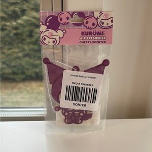 NWT Kuromi Boba Air Freshener cherry scent